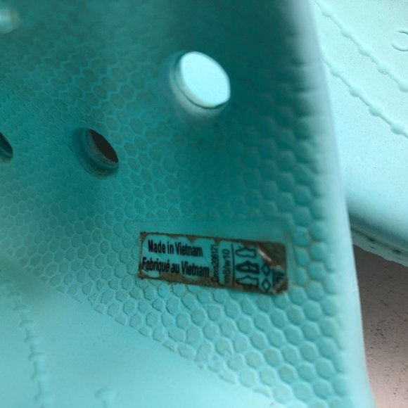 Crocs Unisex Size 8M 10W Classic Blue Open Toe Slip On Lightweight Slides 206121 - Picture 13 of 13